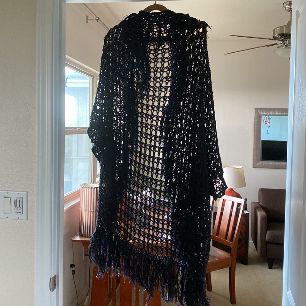 Elegant knit wrap